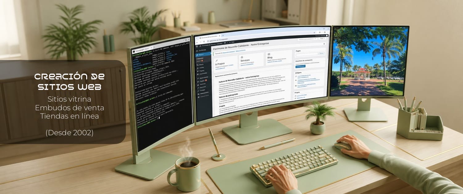 Creación de sitios web